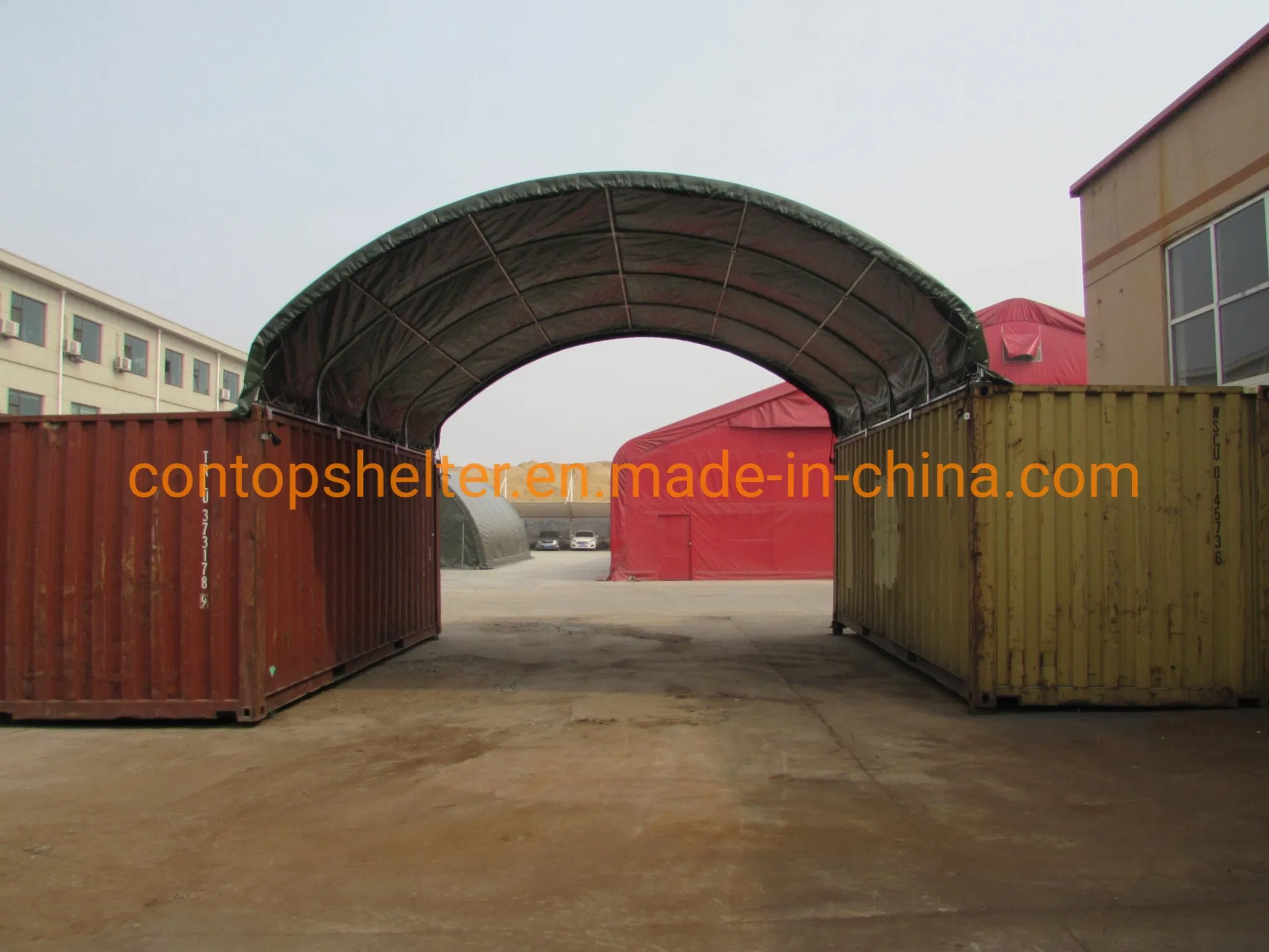 Portable PVC Hall Outdoor Tent Container Top Shelter