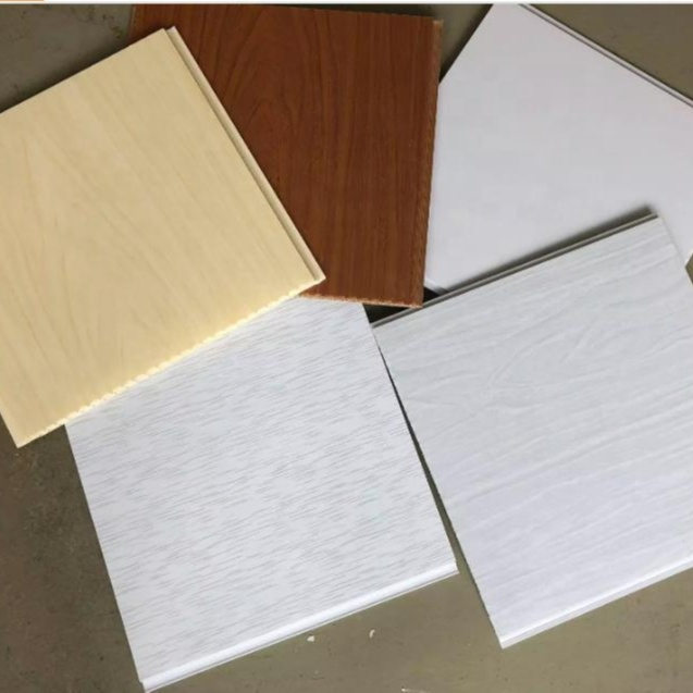 Philippines Market Popular Wooden Color PVC Ceiling Board Lamination