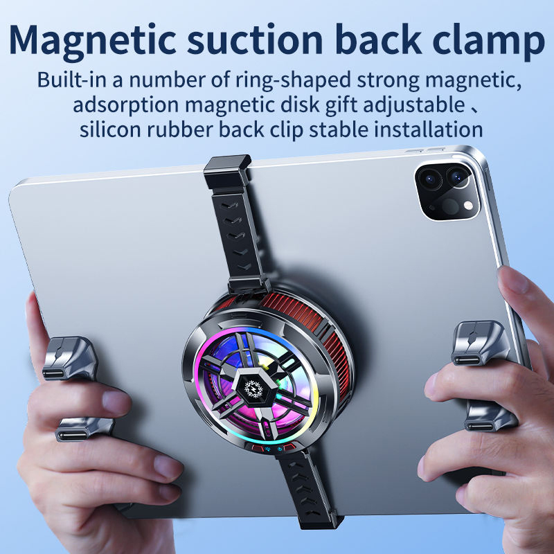 Cheap X100 Cooling Fan Smartphone Radiator Mobile Game Handle Phone Holder Cell Phone Cooler with Cooling Pad