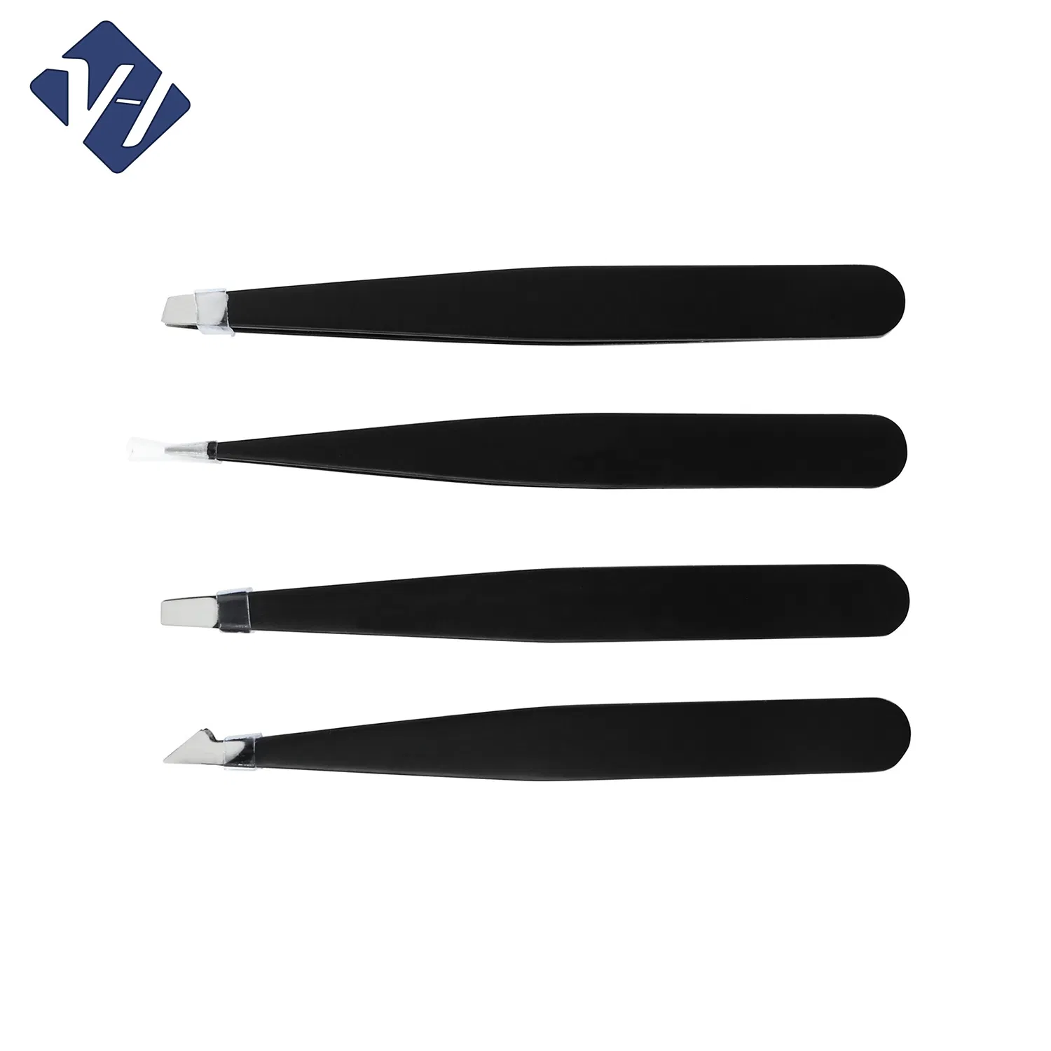 Eyelash Extension Tweezer Set Professional Hair Removal Clip Makeup Slanted Eyebrow Tweezers