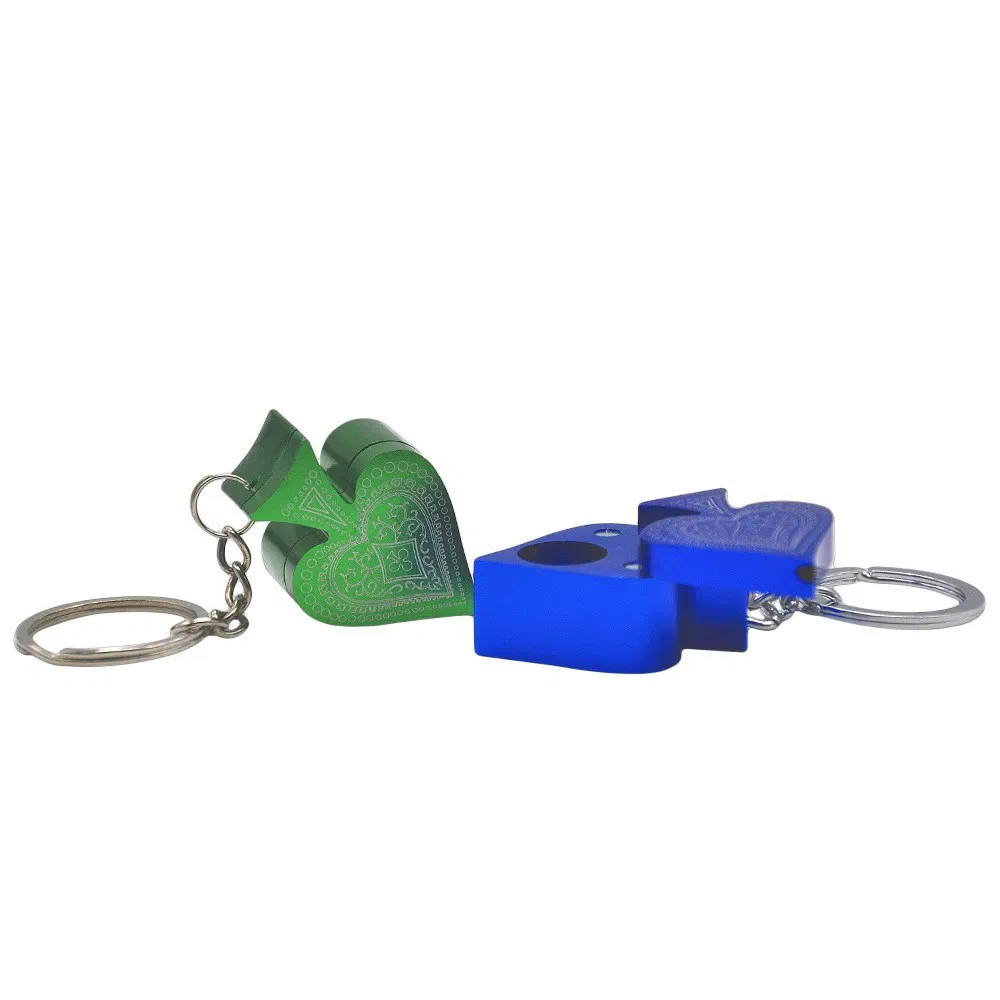 67mm Poker Red Heart Metal Pipe Foldable Portable Metal Pipes