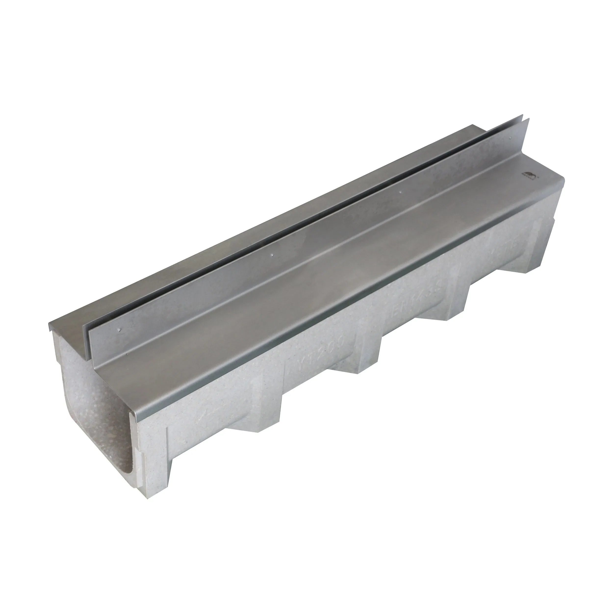 High Quality Polymer Concrete Linear Drain with Stainless Steel Slotted Cover