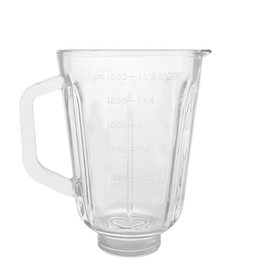 High Quality 1.5L Transparent Blender Glass Jar Wholesale Price