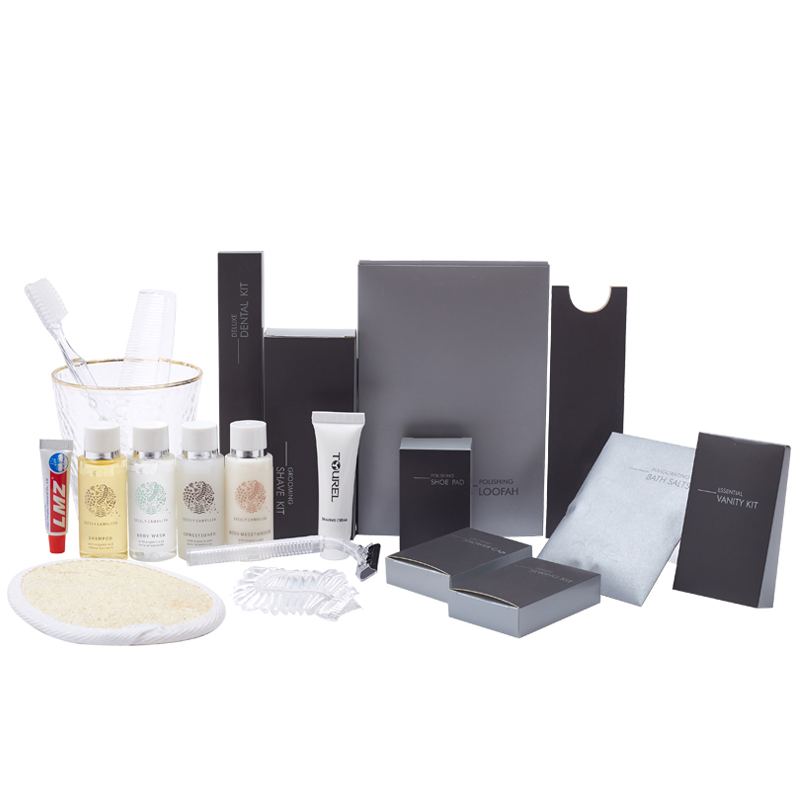 Personalized Custom Logo 5 Star Hotel Room Amenities Set Wholesale Cheap Disposable Hotel Toiletries Set Manufacturers