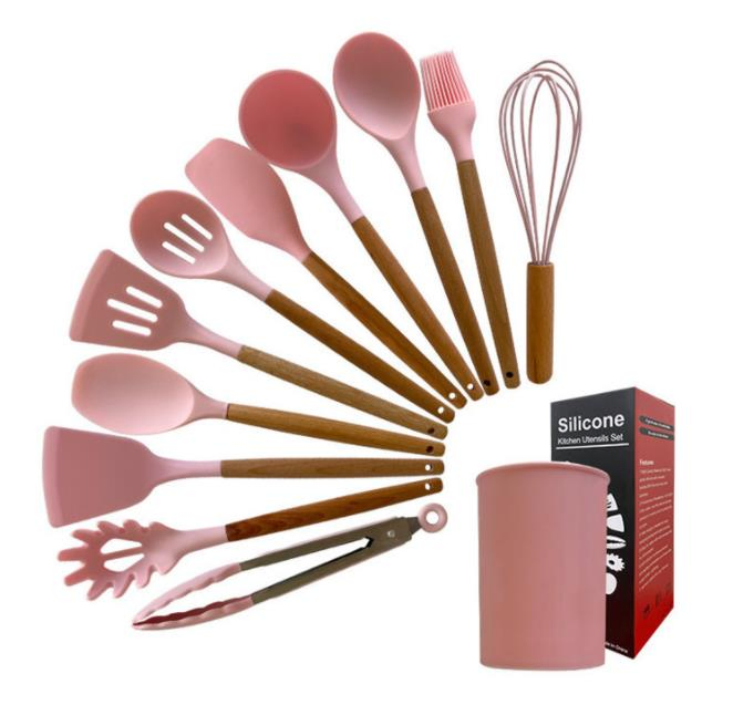 12PCS Silicone Baking Kitchen Utensils Set