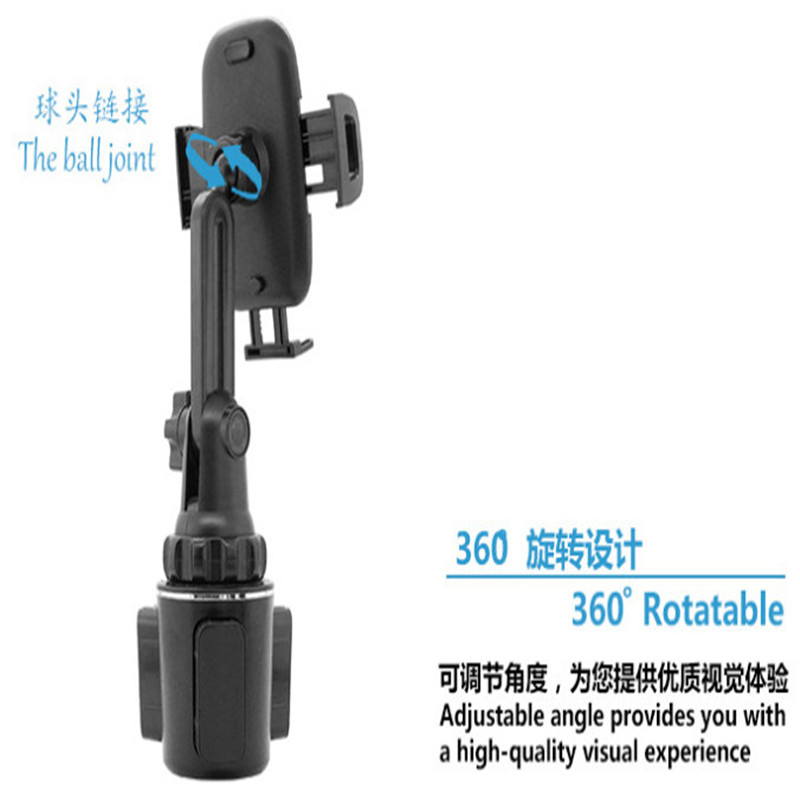 Customize Logo 360 Degree Rotation Foldable Adjustable Angle Car Mobile Phone Holder