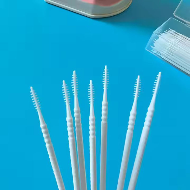High Quality Double-Ended Fishbone Toothpick Interdental Brushes