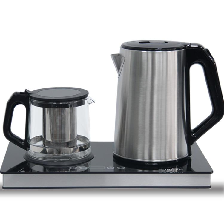 220 Warmers Pot Tetera Eletrica Digital Pots Kettles Set Automatic Turkish Tea Maker Electrical Appliances Kettle with Tea Pot Set