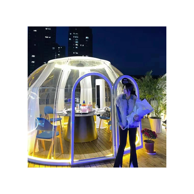 360° Transparent Room Windproof Insulation PC Star Room Outdoor Restaurant Homestay Bubble Room Camping Tent