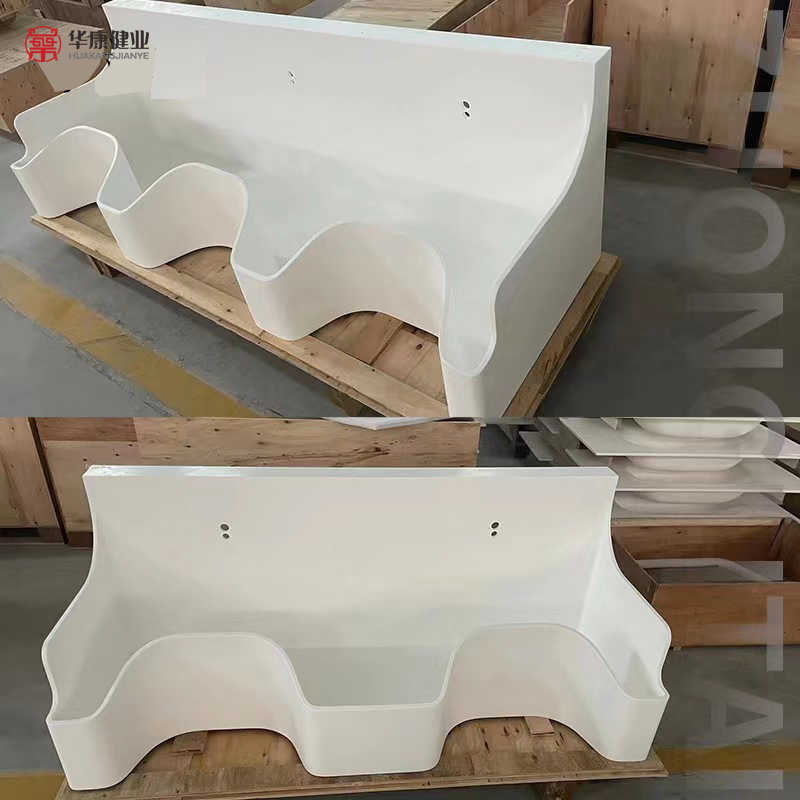 Acrylic PMMA Fiber Solid Surface Stone Cleaning Sink Artificial Stone Scrub Sink