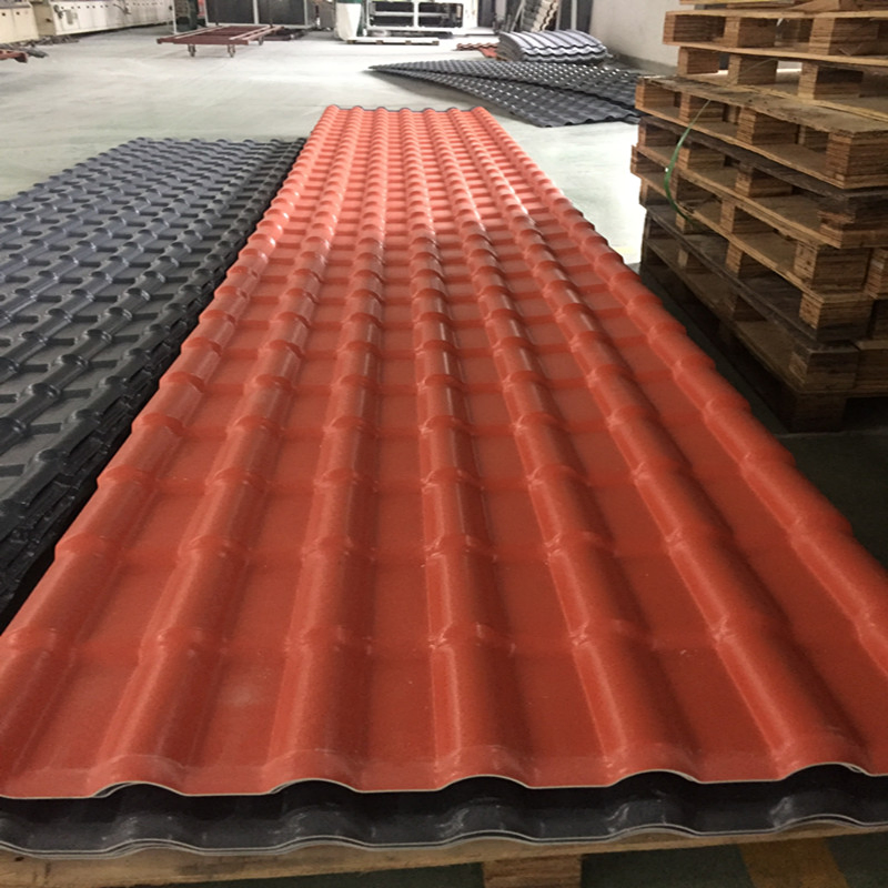 Fire Resistance UPVC Sheet ASA Resin Roof Tile PVC Roof Tile