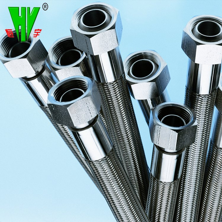 Гибкий армированный шланг PTFE из нержавеющей стали для высоких температур