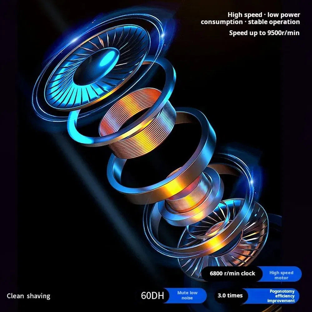 Waterproof Wet & Dry Bald Shaving Grooming Cordless Rechargeable Men's Head Shaver