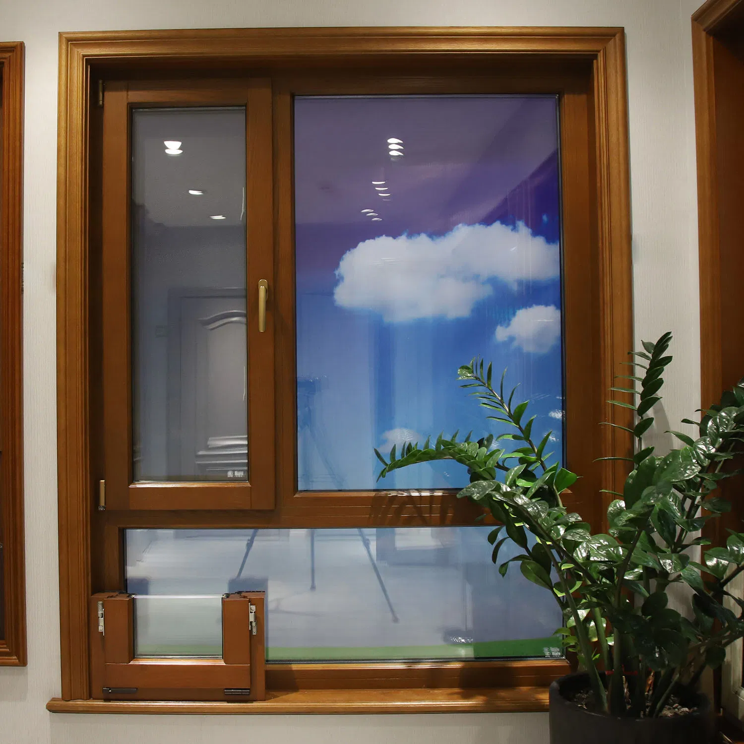 Design Color Window Wooden Sliding Windows