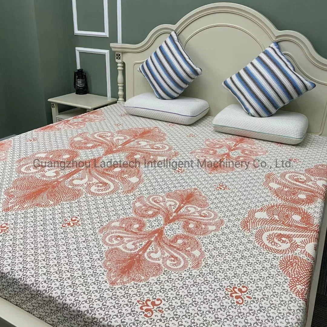 300-450 Grams High Density Mattress 100% Polyester Ticking Knitted Jacquard Fabric