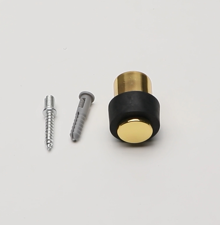 Mdmp-158g Die-Cast Zinc Door Stop, Satin Gold Finish