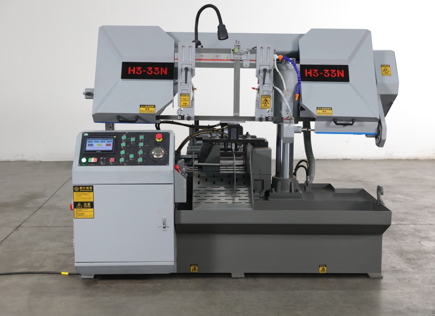 Ленточная пила по металлу вертикальная двойная