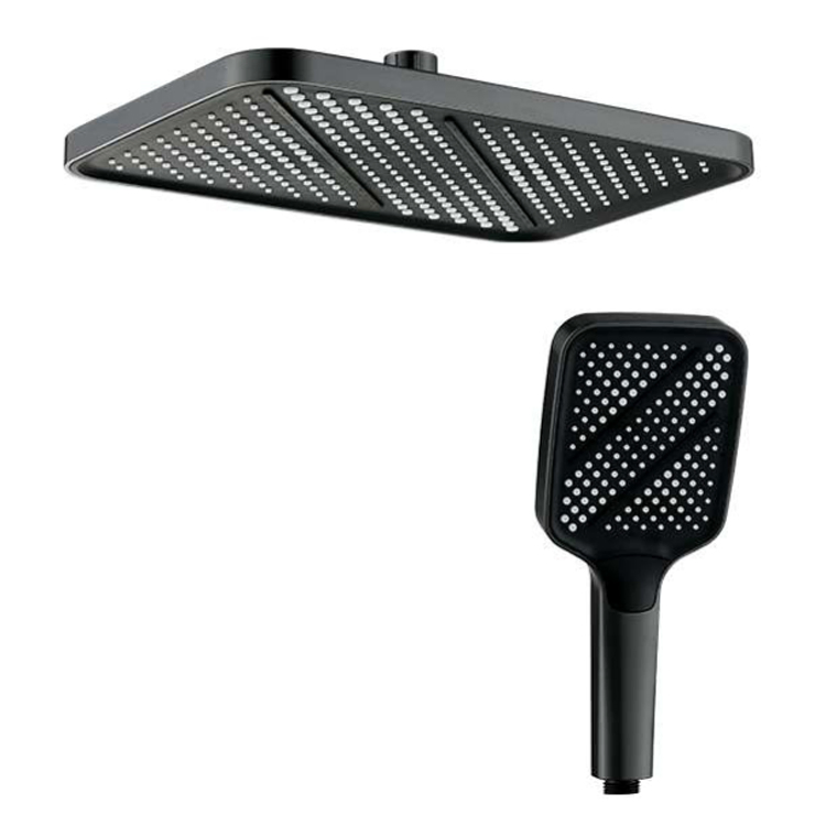 Modern Bathroom 3 Functions High Pressure Top Hand Shower Head Rain Shower Head