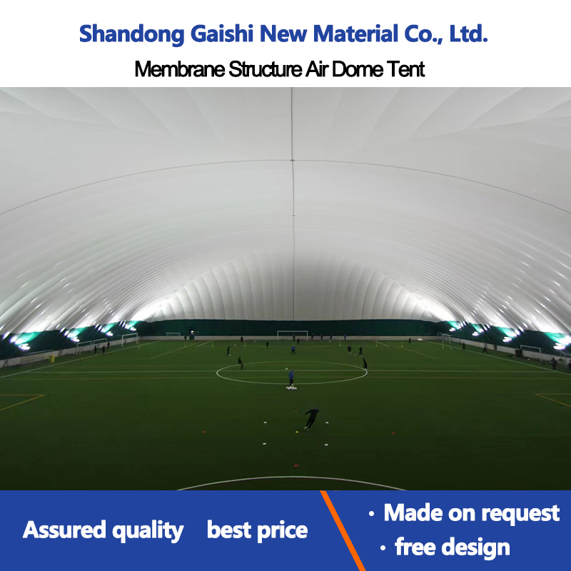 All Year Round PVDF Cover Air Supported Structure for Tennis Sport Center