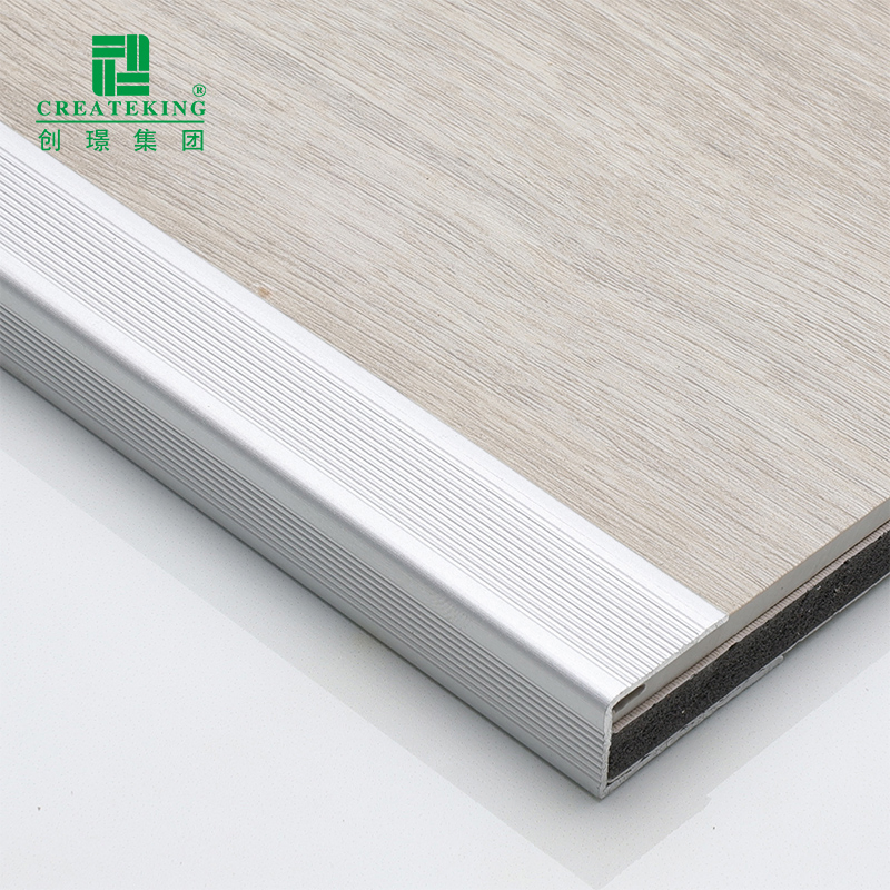 China Supplier Extruded 30X12.5mm C-Shaped Aluminum Floor Edge Trim for 12mm Thickness