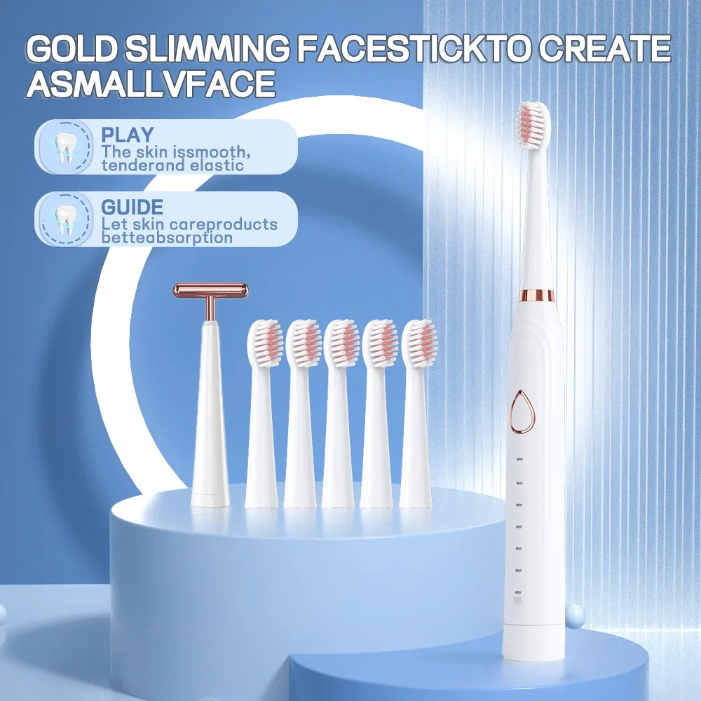 New Electric Toothbrush 6 Six-Speed Men and Women Adult USB Rechargeable Electric Toothbrush