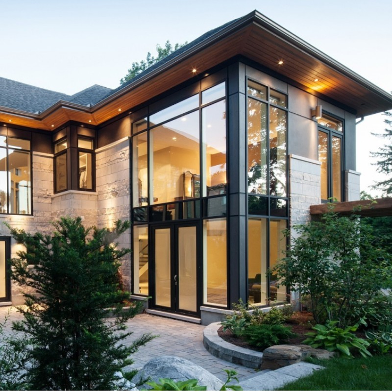 Australia Commercial Double Glazed Aluminum Glass Window Walls