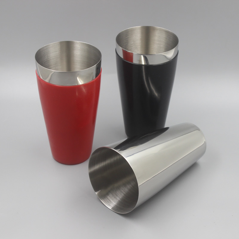 Бостонский шейкер с резиновым покрытием, 450/700 мл