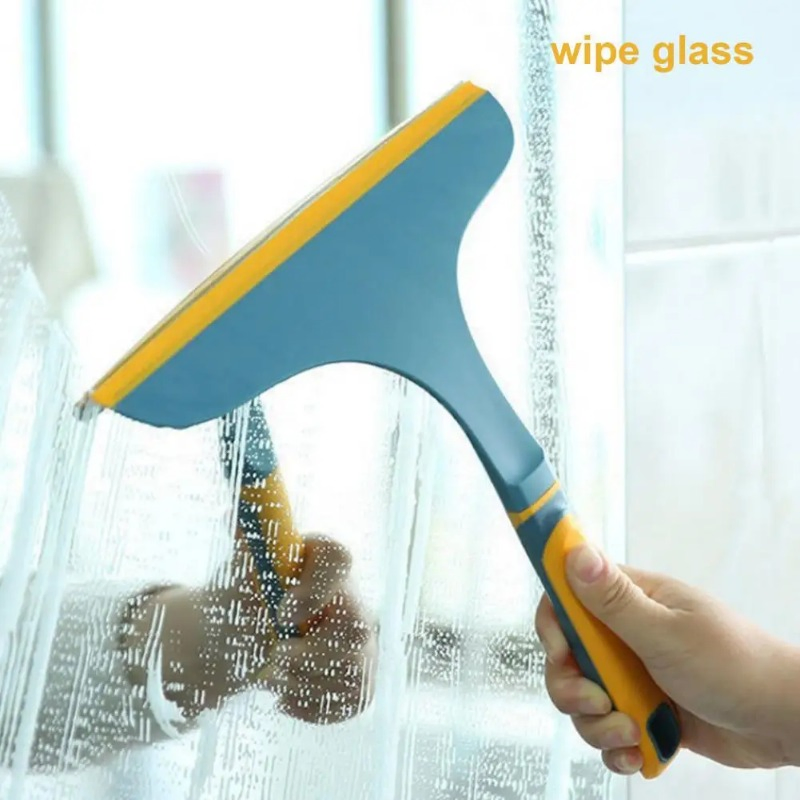 Promotional Great Quality Advanced Cheap Durable Non-Slip Plastic Glass Cleaning Brush Scraper