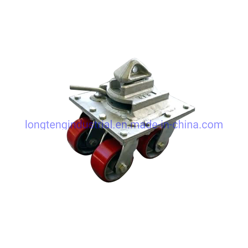 Easy Lock 3 Ton 5 Ton Wheel ISO Shipping Container Caster