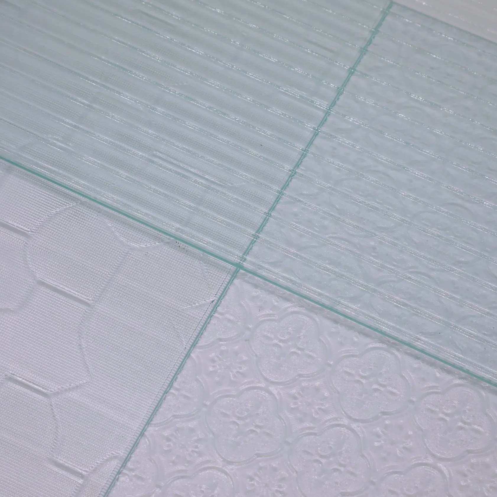 4mm 5mm 6mm C&D Brand Flora Figured Patterned Glass with Optional Size Producer