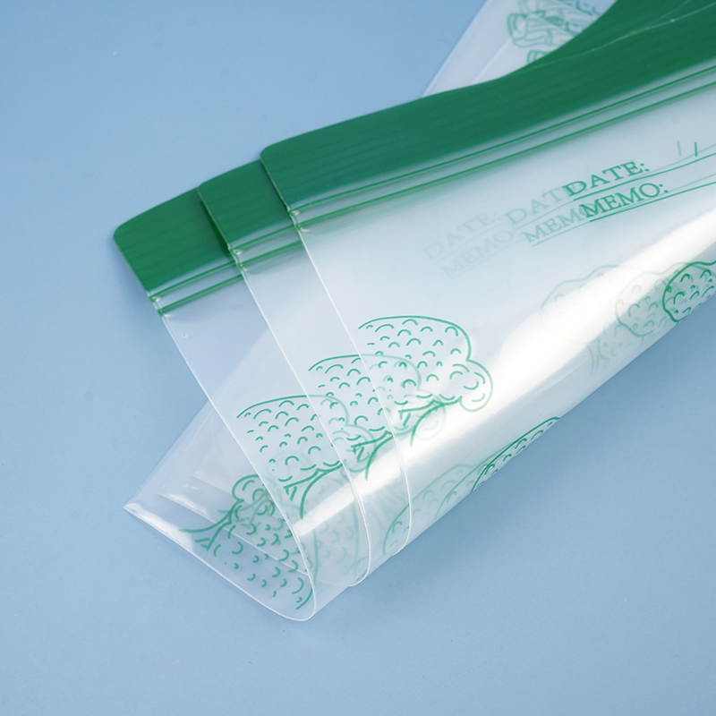 Custom Peper Fruit Freezer Microwave Zipper Packaging Ziplock Plastic Poly Bag