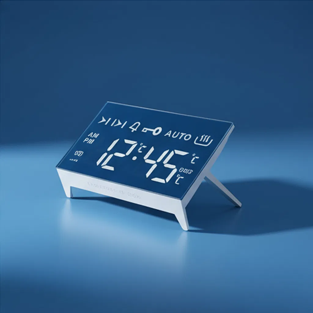 Blue LED 7 Segment Display with 4 Key Touch Control for Ovens