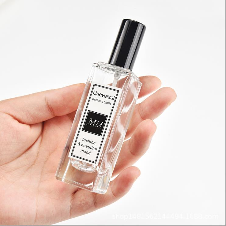 5-100ml Clear Gold Glass Perfume Bottle Spray Bottle