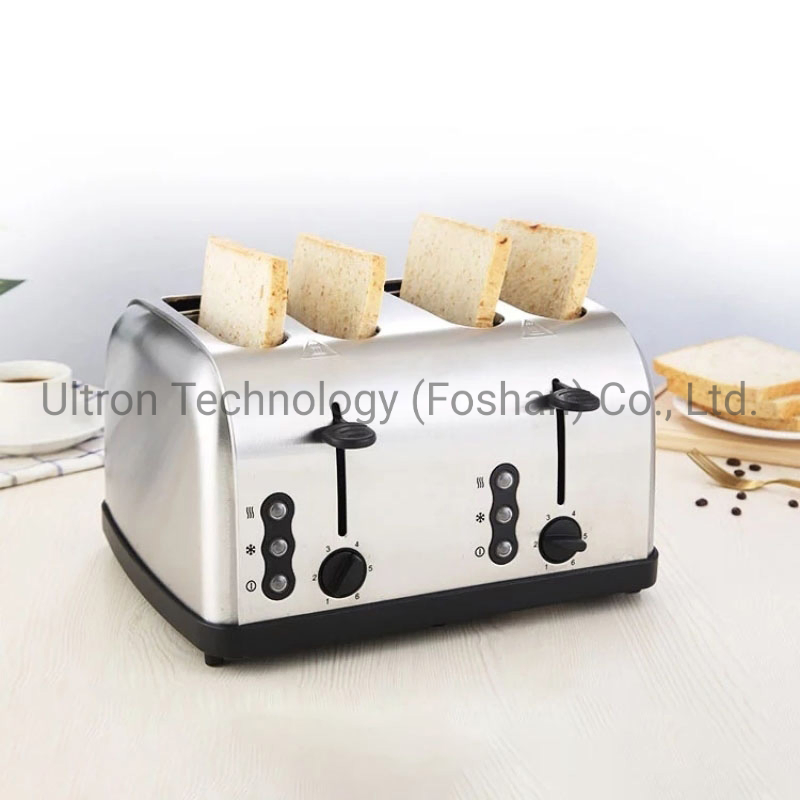 Best 4 Slice Stainless Steel Commercial Toaster with CE