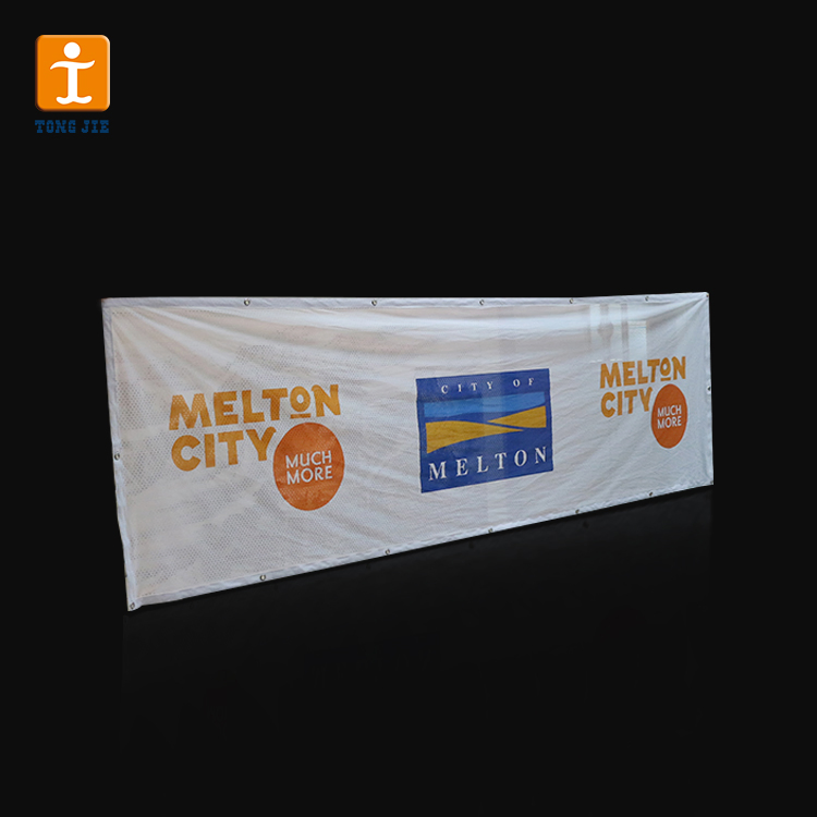Outdoor Advertising Backdrop High Quality Custom Mesh Banner Portable Vertical Banners