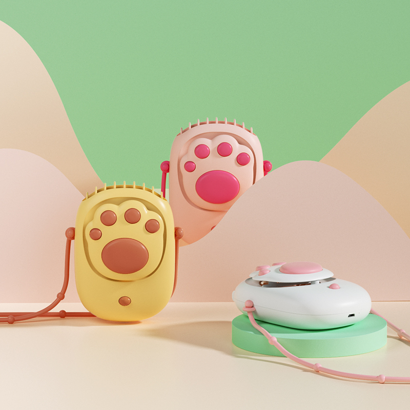 Portable Mini USB Fan Electric Fan Summer Hand Fan Neck Fan Toy Fan