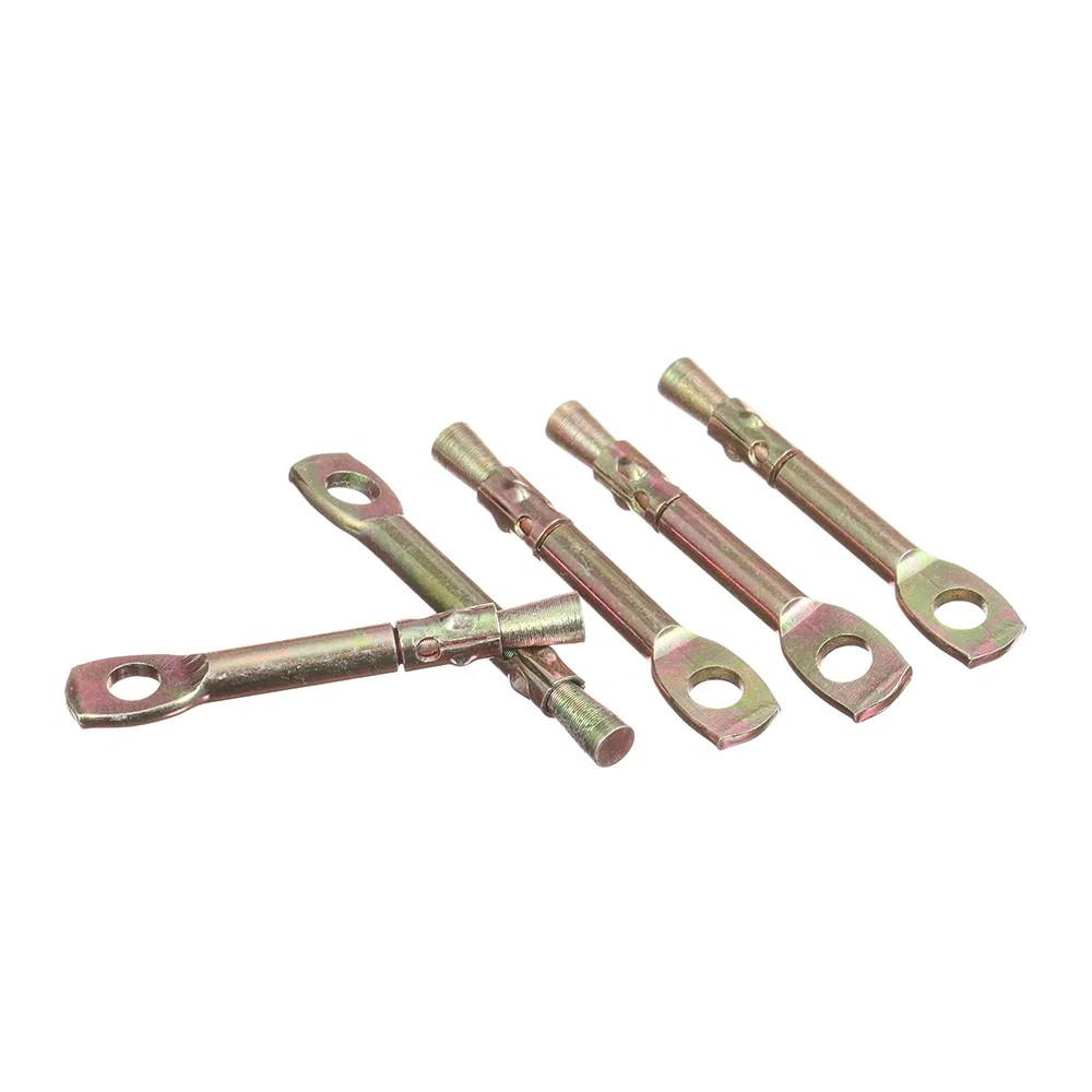 Carbon Steel Yellow Zinc Ceiling Concrete Safety Nail Anchors Tie Wire Anchor with Fish Eye