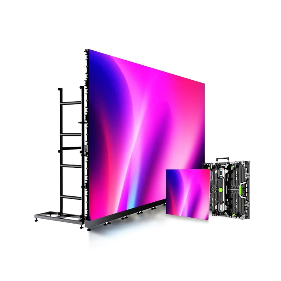 Full Color P3.91 P4.8 Indoor Rental LED Panel Display Outdoor Advertising Giant Stage Background LED Video Wall LED Screen