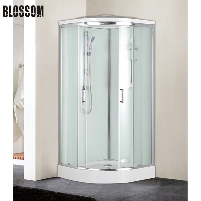 Wholesale High Tray Bath Shower Cabin with Acid Glass Door