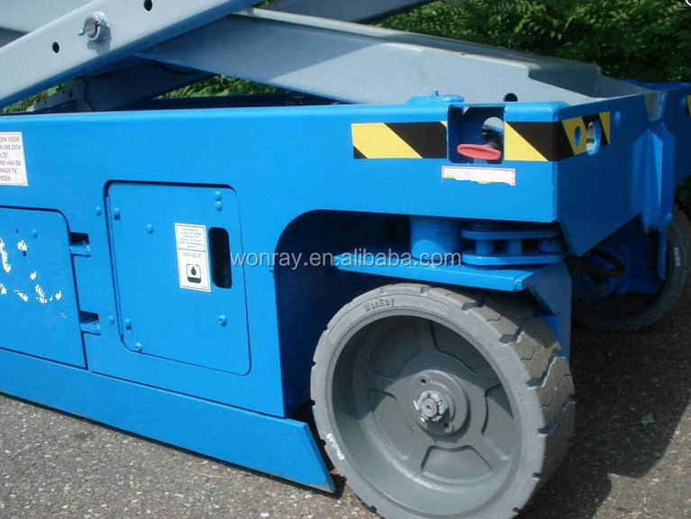 Dark Pattern and Light Pattern FB15X5 Solid Tires for Lifting Platforms