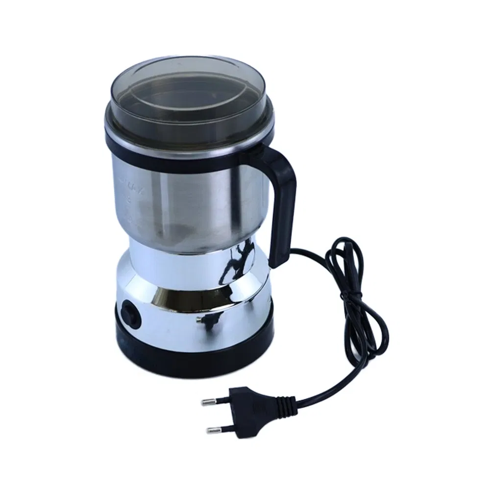 a Sophisticated Premium Portable Coffee Grinder with Stainless Steel Blades and Hassle-Free Cleaning