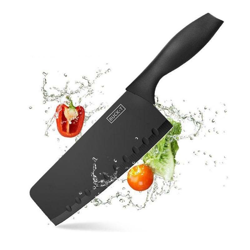 Набор кухонных ножей Zihe Kitchen: шеф-нож, нож для дыни, подставка