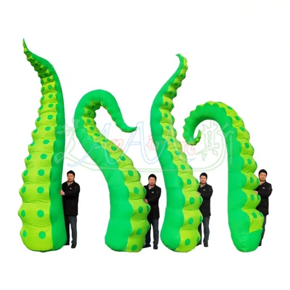 Giant Inflatable Octopus Tentacles for Halloween Building Display Decorations