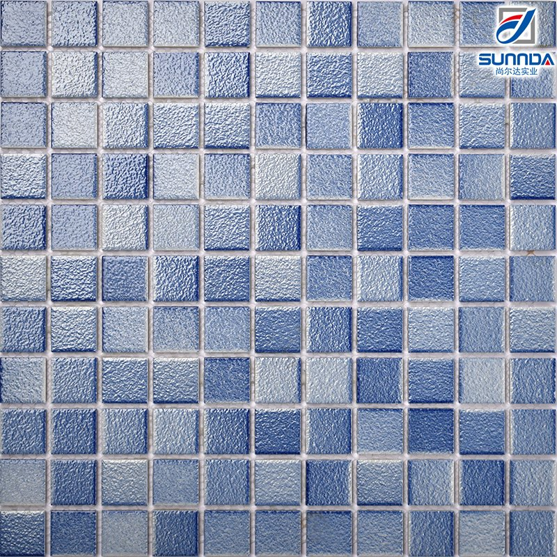 Мозаика для бассейна и ванной 97x97 мм, антискользящая