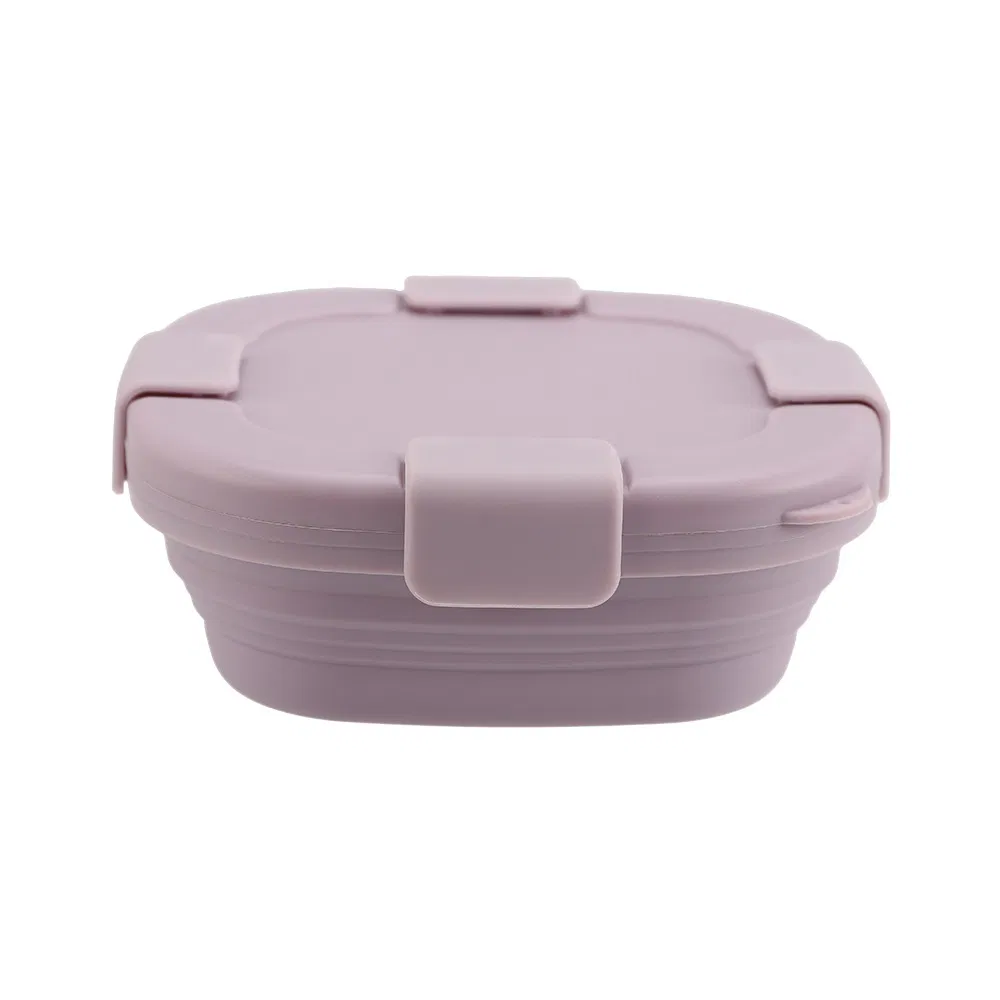 Microwave Safe Food Containers Lunch Boxes Fridge Storage Outdoor Silicone Foldable Boxes