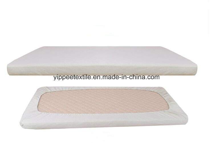 Crib Fitted Sheet Made of Bamboo Knitted Jersey Fabric
