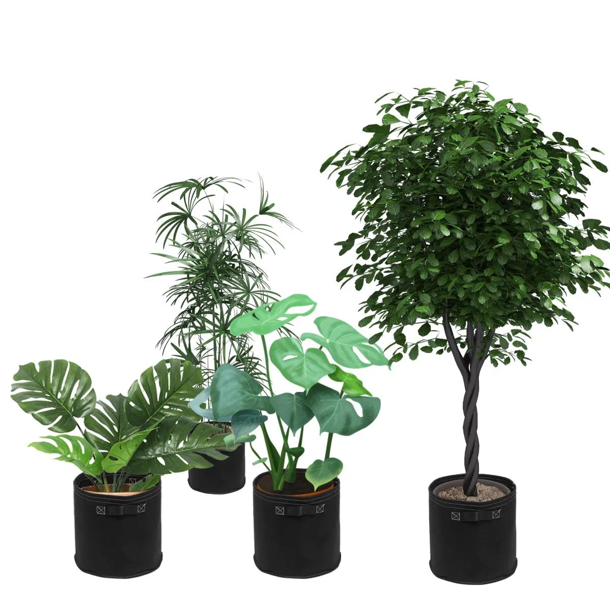 Factory Supply High Quality Plant Bag PP/Plastic/Non Woven Fabric Grow Bag for Potato/Garden Planting/Flower Pot