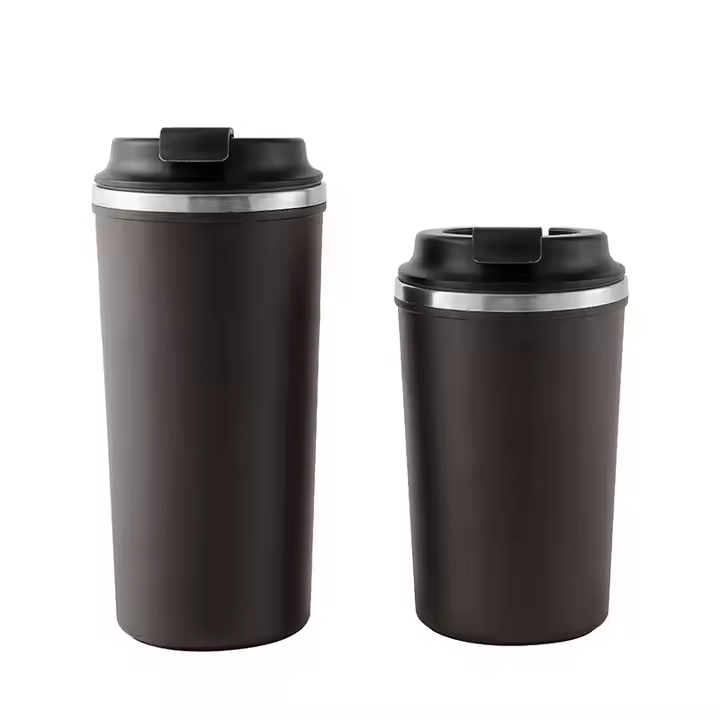Manufacturer Eco- Friendly Recycling 350ml 500ml Suction Coffee Mug Made From Coffee Grounds Office BPA-Free Stainless Steel Travel Mug Coffee Grounds Mug