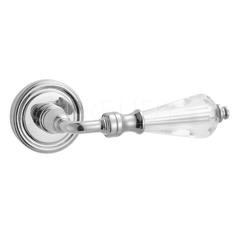 Light Luxury Style with Crystal Decorative Hardware Factory Supplier Zinc Alloy Door Handle (Z6247-ZR39)