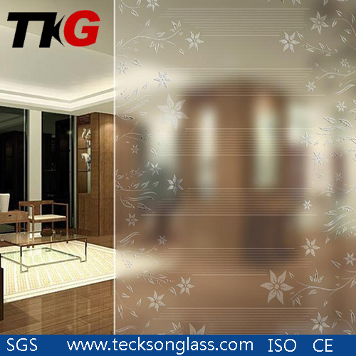 6mm Silk Screen Printing Glass with High Quality for Building Glass